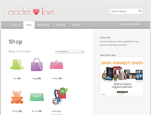 Tablet Screenshot of crochet-love.com